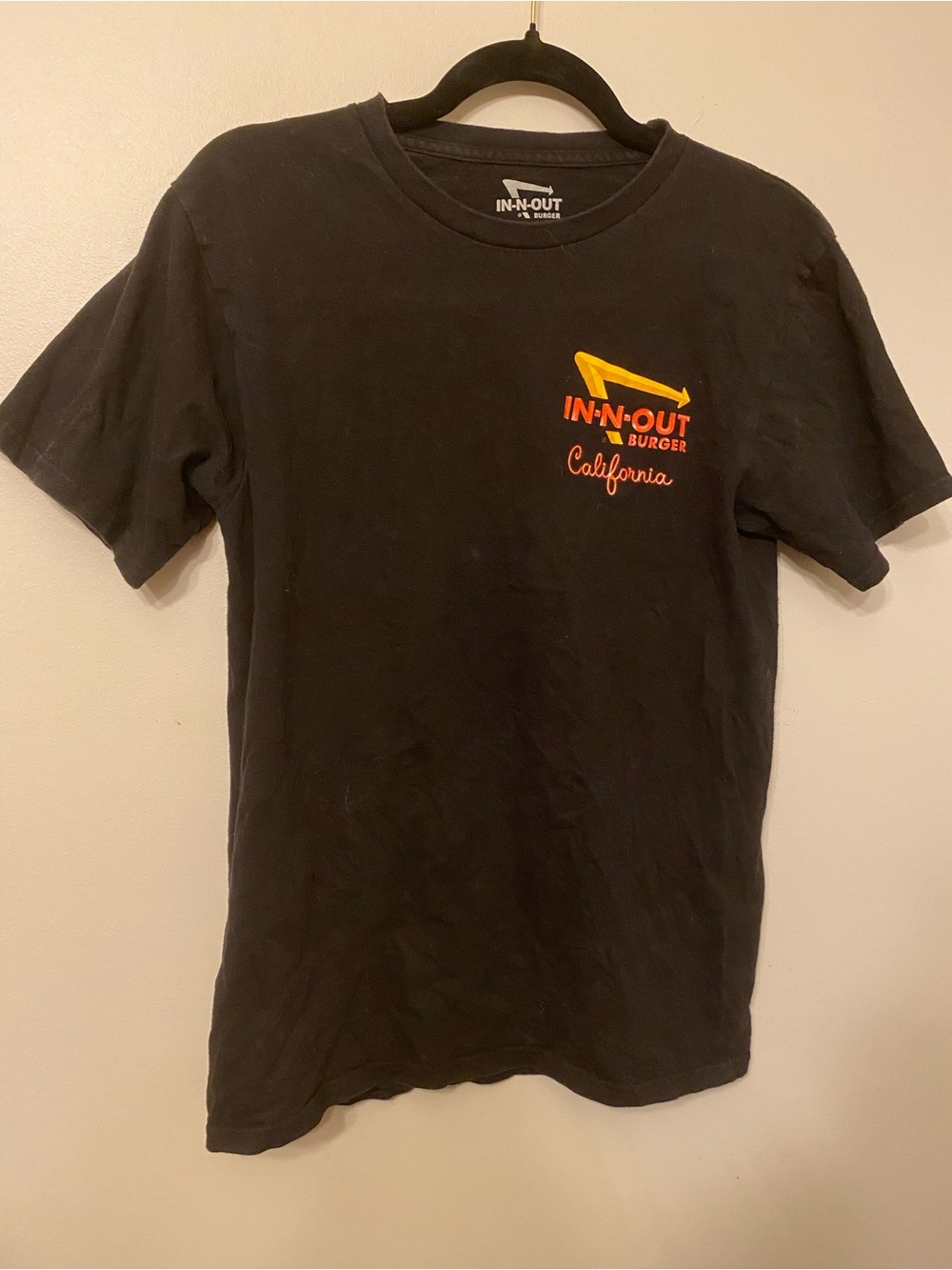 IN-N-OUT Burger California Logo Short Sleeve Tee - Black